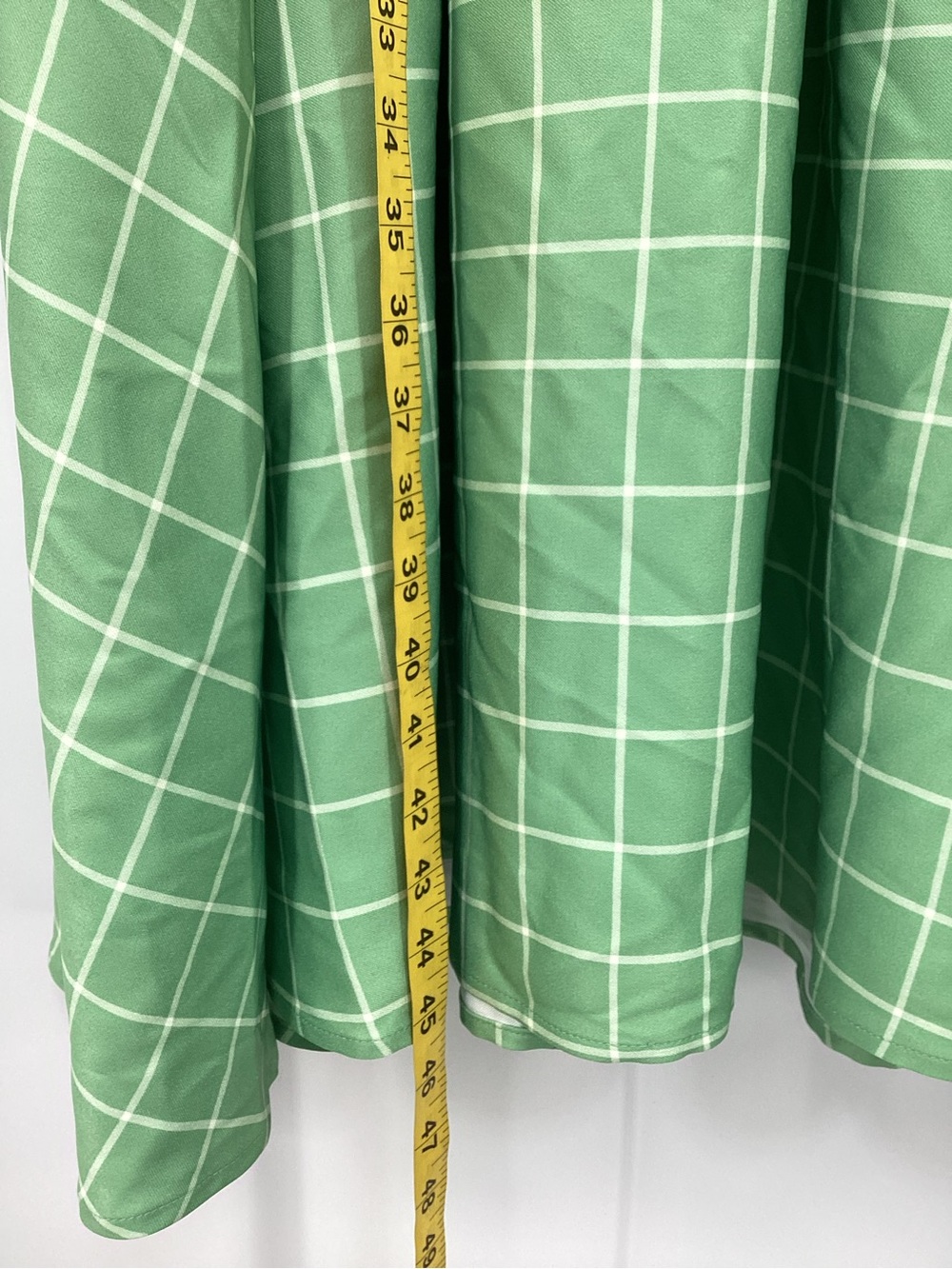 Disney Winnie the Pooh Unique Vintage Green Plaid Dress - Picture 11 of 14